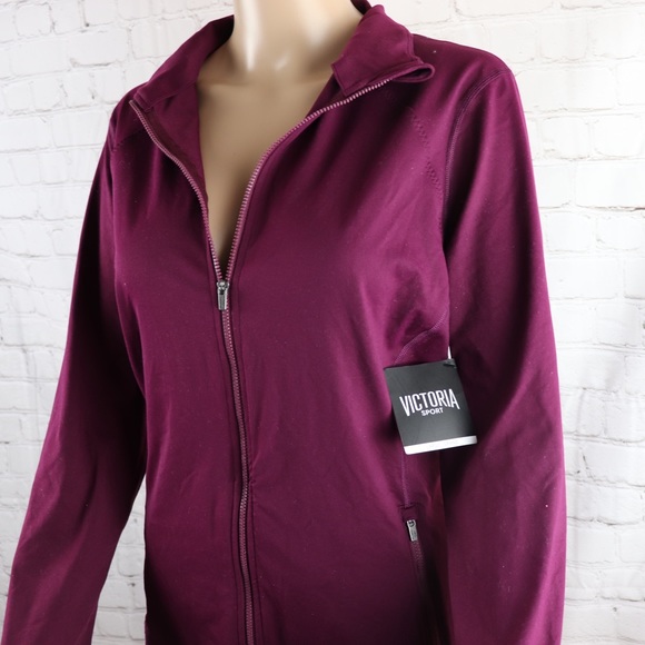 VS Victoria Sport Full Zip Track Jacket Black orch - Picture 7 of 7